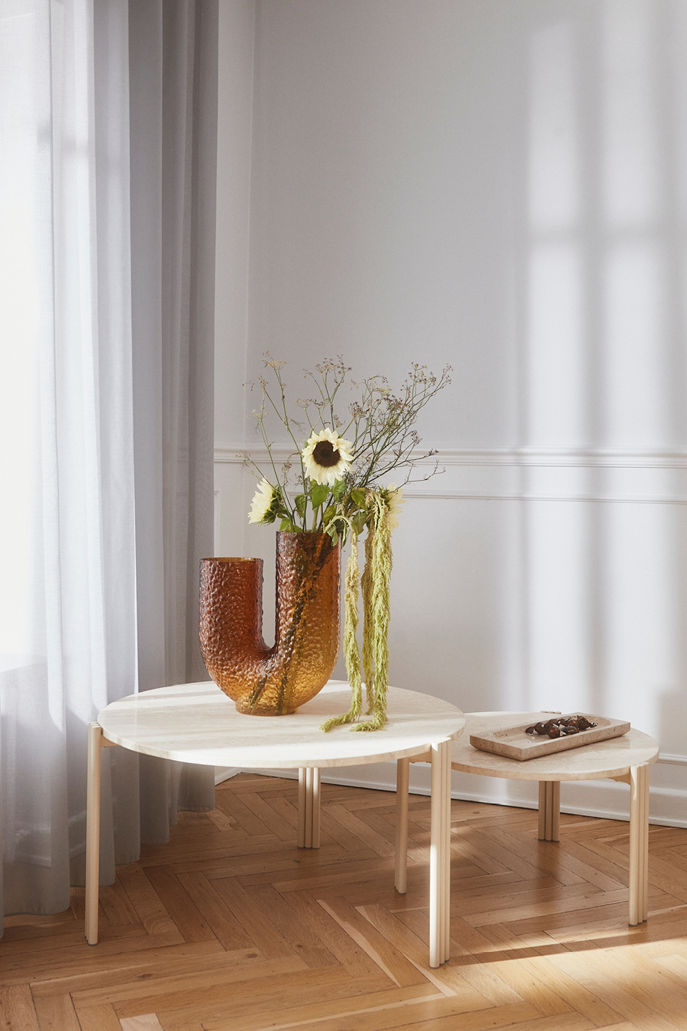 ARURA vase en verre haut ARURA vase en verre haut